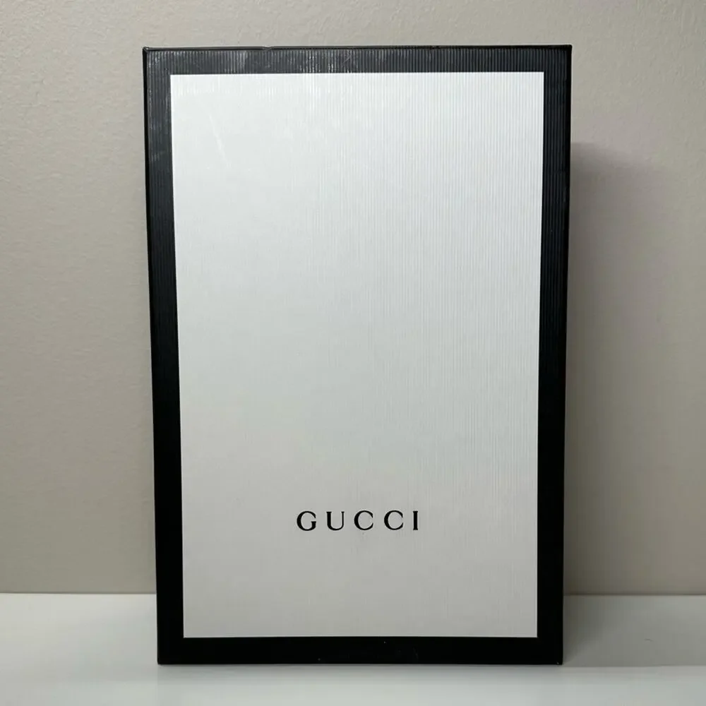 Gucci | Storage/Gift Box | Black/White | L3.875 x W6.75 x H9.75 Inch